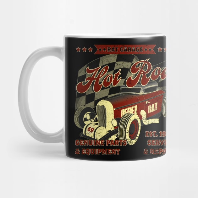 Hot Rod Rat Garage by RockabillyM